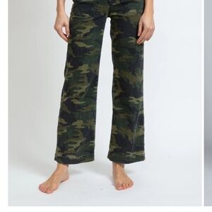 NWT ASKK NY Camouflage Women's Flare Sailor Jeans Sz 29